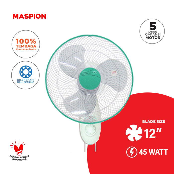 Maspion Wall Fan 12" - MWF31S